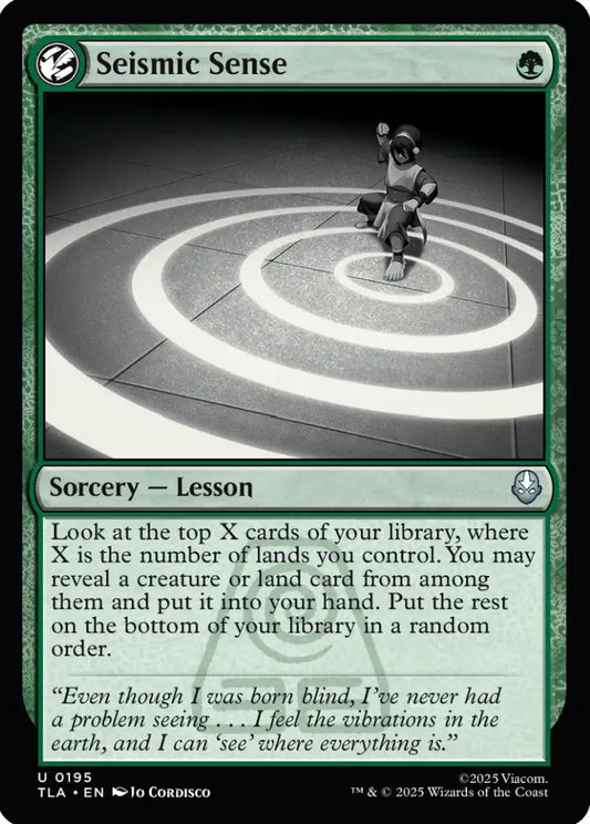 Seismic Sense TLA Sorcery Lesson NM