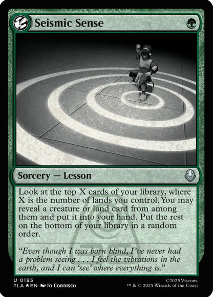 Seismic Sense TLA Sorcery Lesson *Foil* NM