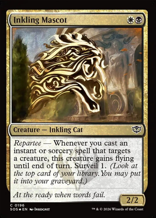 Inkling Mascot SOS Creature Inkling Cat *Foil* NM