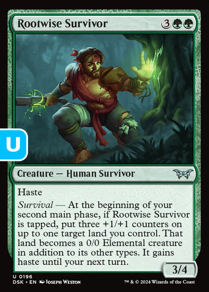 Rootwise Survivor DSK Creature Human Survivor NM