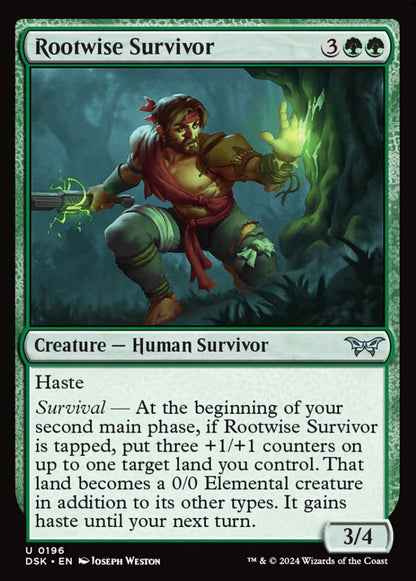 Rootwise Survivor DSK Creature Human Survivor NM