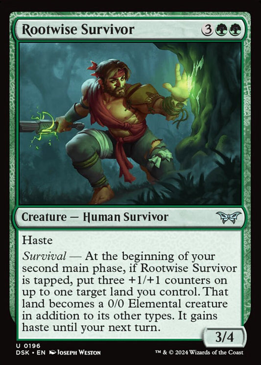Rootwise Survivor DSK Creature Human Survivor NM