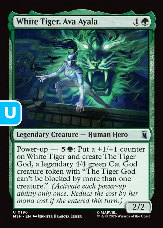 White Tiger, Ava Ayala MSH Legendary Creature Human Hero NM