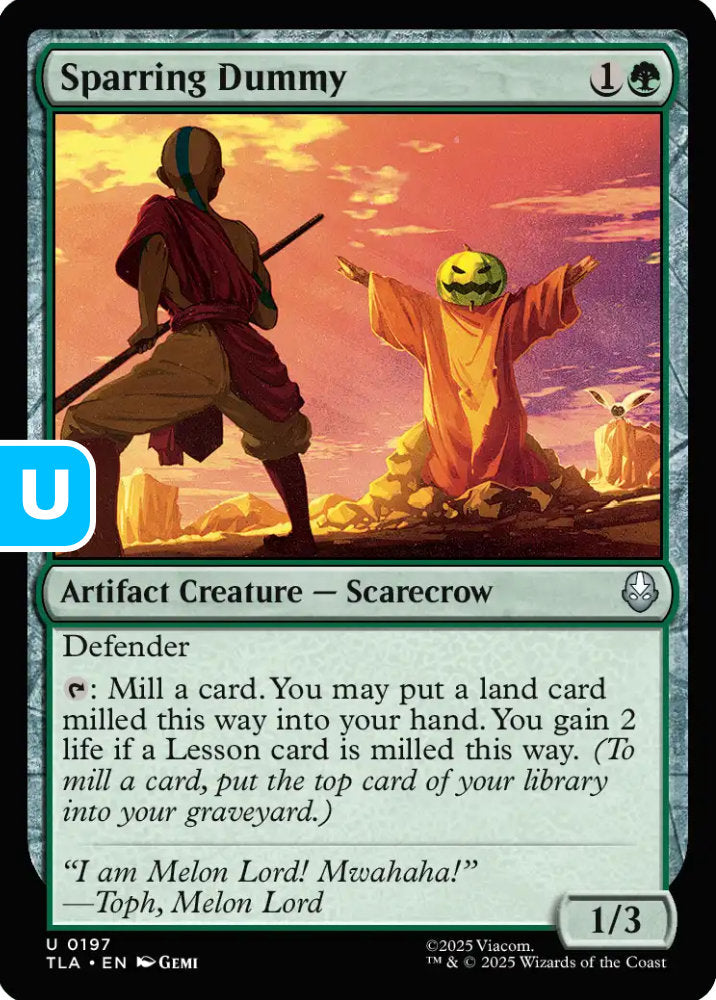 Sparring Dummy TLA Artifact Creature Scarecrow NM