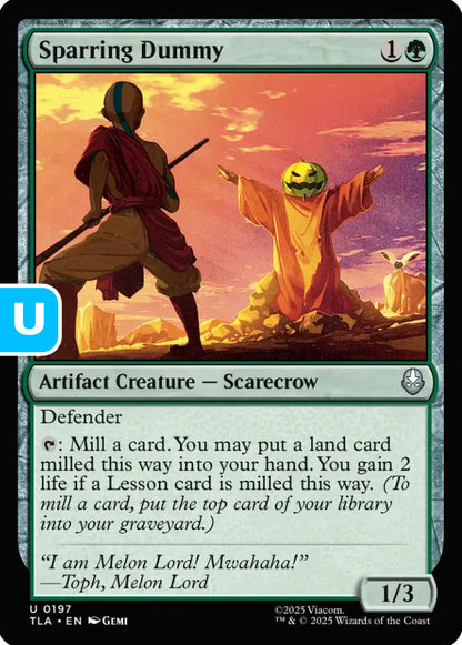 Sparring Dummy TLA Artifact Creature Scarecrow NM