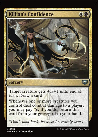 Killian's Confidence SOS Sorcery  *Foil* NM