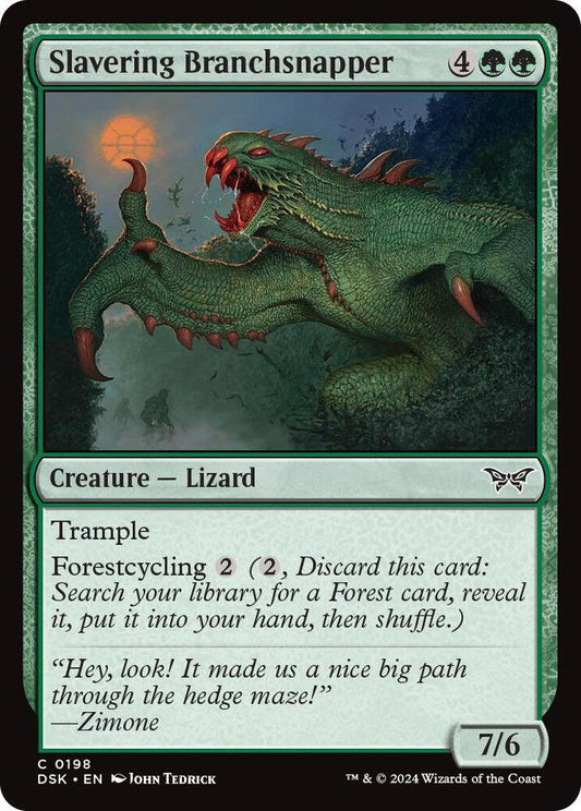 Slavering Branchsnapper DSK Creature Lizard NM