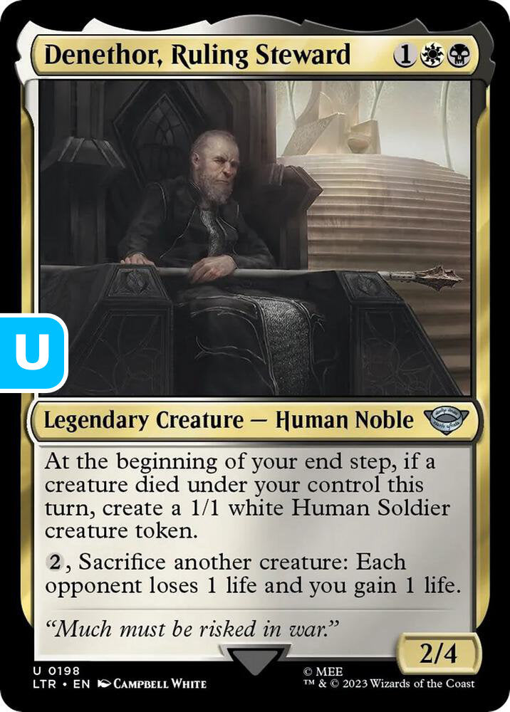 Denethor, Ruling Steward LTR Legendary Creature Human Noble NM