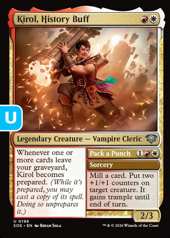Kirol, History Buff SOS Legendary Creature Vampire Cleric NM