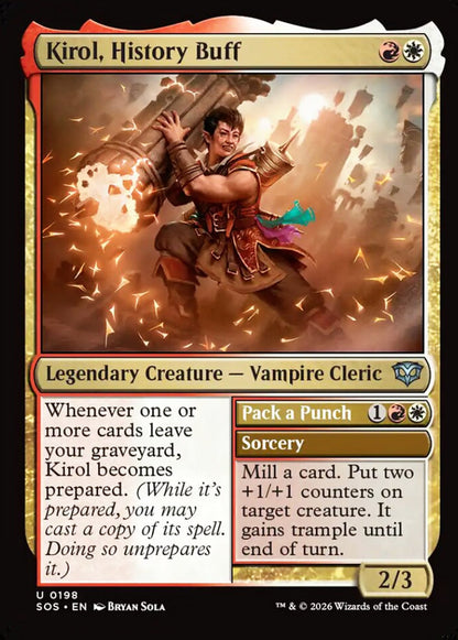 Kirol, History Buff SOS Legendary Creature Vampire Cleric NM