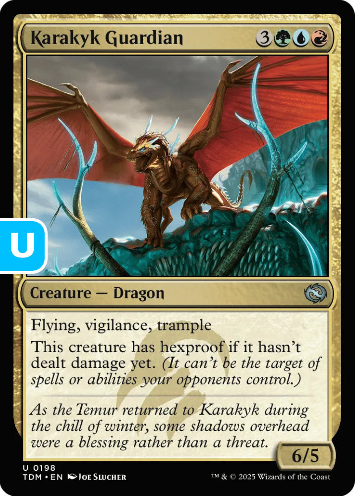 Karakyk Guardian TDM Creature Dragon NM