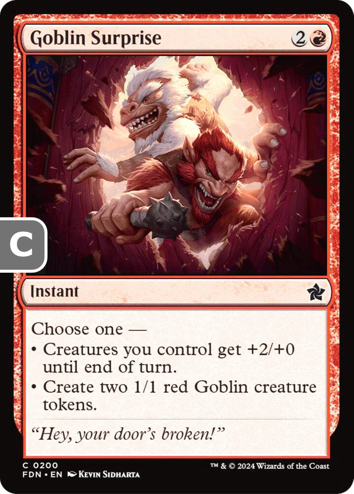 Goblin Surprise FDN Instant  NM