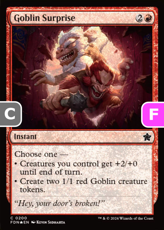 Goblin Surprise FDN Instant  *Foil* NM