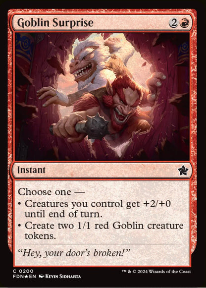 Goblin Surprise FDN Instant  *Foil* NM