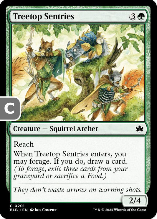 Treetop Sentries BLB Creature Treetop Sentries NM