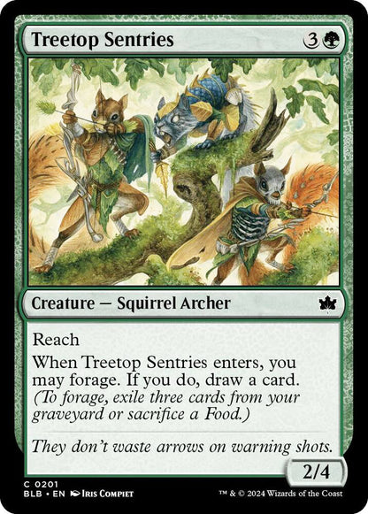 Treetop Sentries BLB Creature Treetop Sentries NM