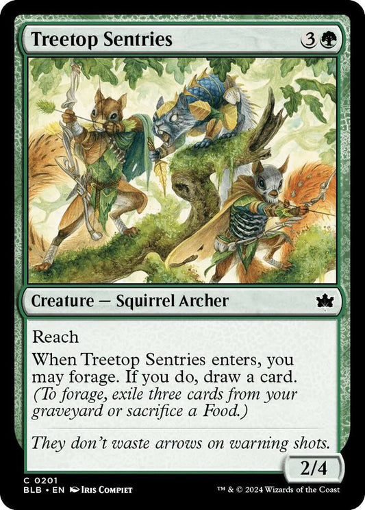 Treetop Sentries BLB Creature Treetop Sentries NM