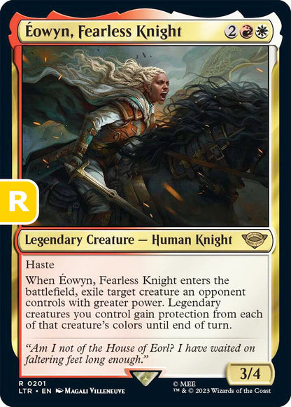 Eowyn, Fearless Knight LTR Legendary Creature Human Knight NM