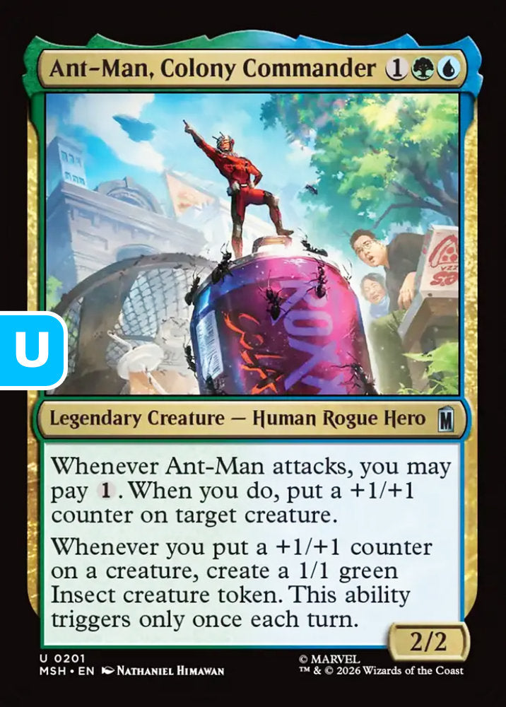 Ant-Man, Colony Commander MSH Legendary Creature Human Rogue Hero NM
