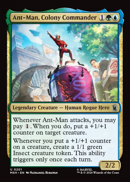 Ant-Man, Colony Commander MSH Legendary Creature Human Rogue Hero NM