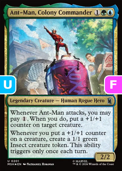 Ant-Man, Colony Commander MSH Legendary Creature Human Rogue Hero *Foil* NM