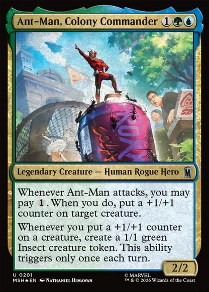 Ant-Man, Colony Commander MSH Legendary Creature Human Rogue Hero *Foil* NM