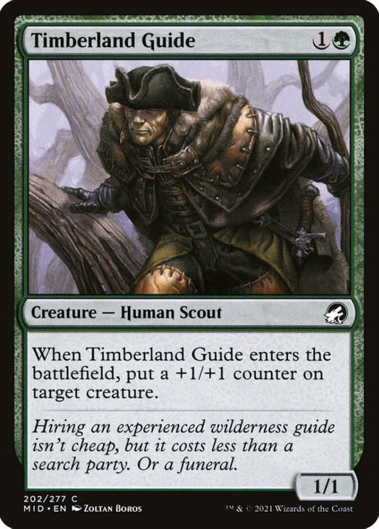Timberland Guide MID Creature Human Scout NM