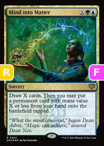 Mind into Matter SOS Sorcery  *Foil* NM