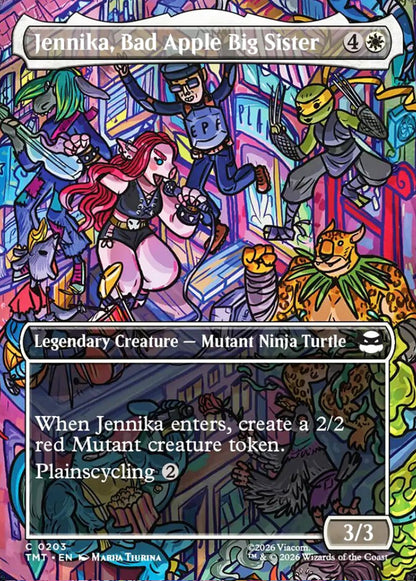 Jennika, Bad Apple Big Sister TMT Legendary Creature Mutant Ninja Turtle NM
