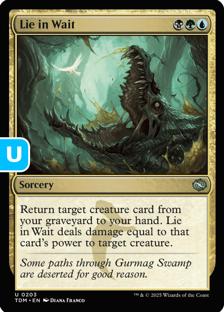 Lie in Wait TDM Sorcery  NM