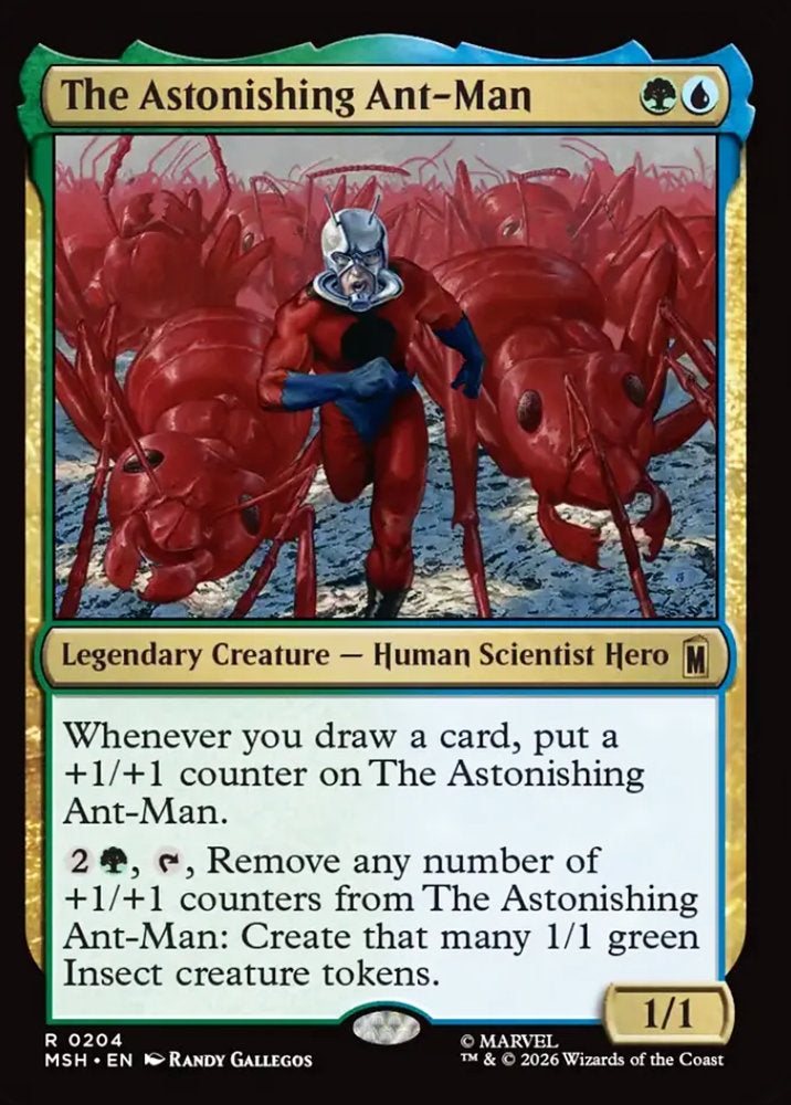 The Astonishing Ant-Man MSH Legendary Creature Human Scientist Hero NM