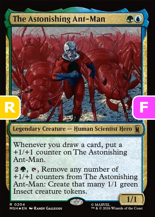 The Astonishing Ant-Man MSH Legendary Creature Human Scientist Hero *Foil* NM