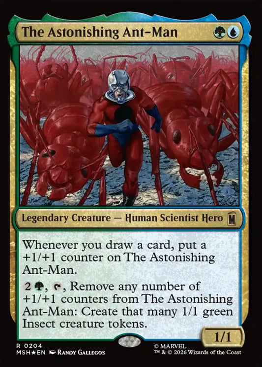 The Astonishing Ant-Man MSH Legendary Creature Human Scientist Hero *Foil* NM