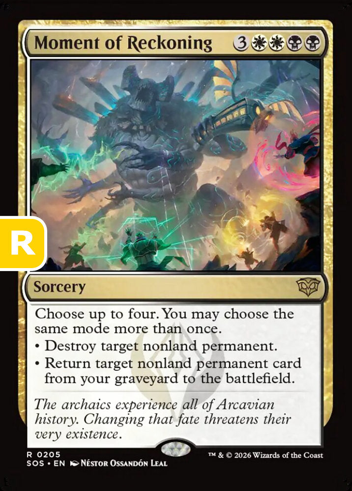 Moment of Reckoning SOS Sorcery  NM