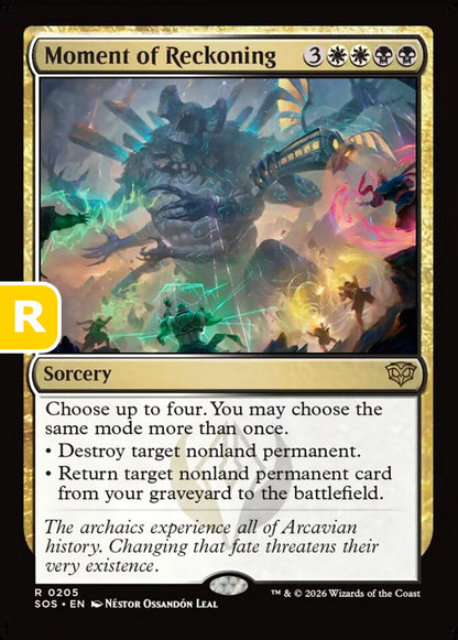 Moment of Reckoning SOS Sorcery  NM
