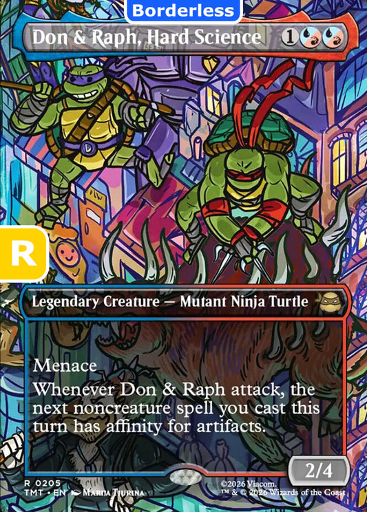 Don & Raph, Hard Science TMT Legendary Creature Mutant Ninja Turtle NM