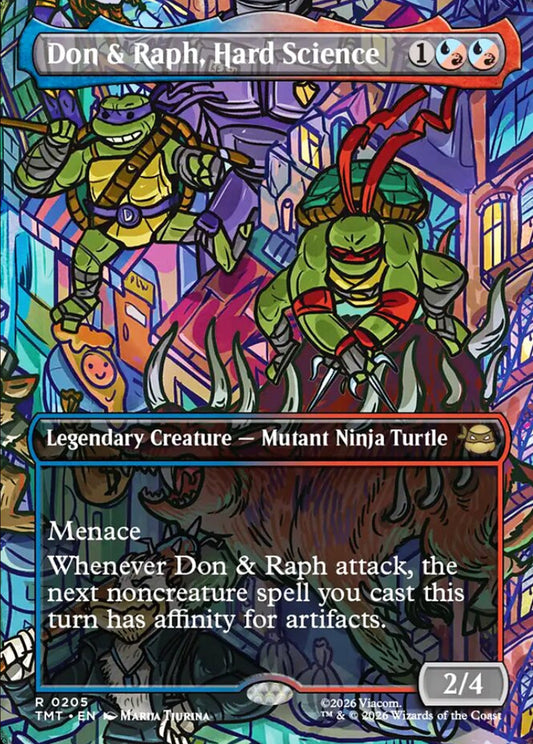Don & Raph, Hard Science TMT Legendary Creature Mutant Ninja Turtle NM
