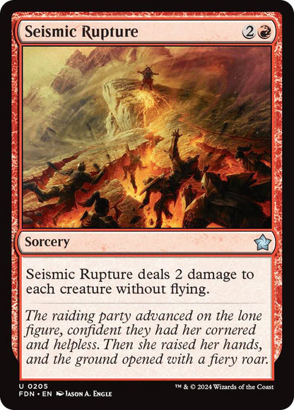 Seismic Rupture FDN Sorcery  NM