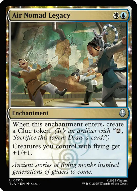 Air Nomad Legacy TLA Enchantment  NM