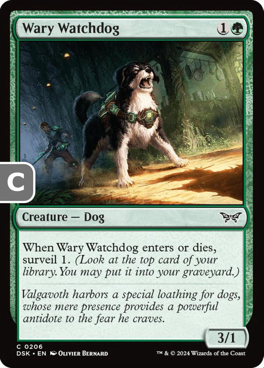 Wary Watchdog DSK Creature Dog NM