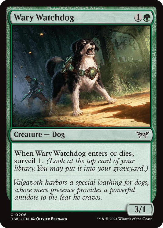 Wary Watchdog DSK Creature Dog NM