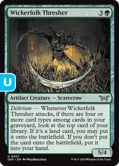 Wickerfolk Thresher DSK Artifact Creature Scarecrow NM