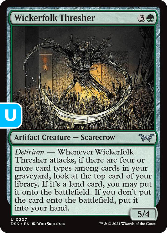 Wickerfolk Thresher DSK Artifact Creature Scarecrow NM