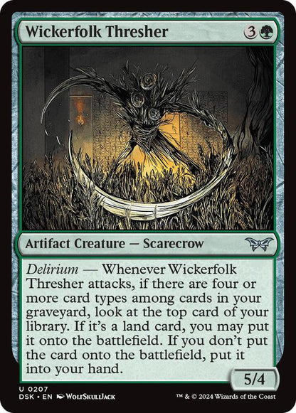 Wickerfolk Thresher DSK Artifact Creature Scarecrow NM