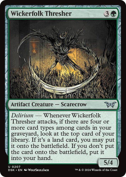 Wickerfolk Thresher DSK Artifact Creature Scarecrow NM