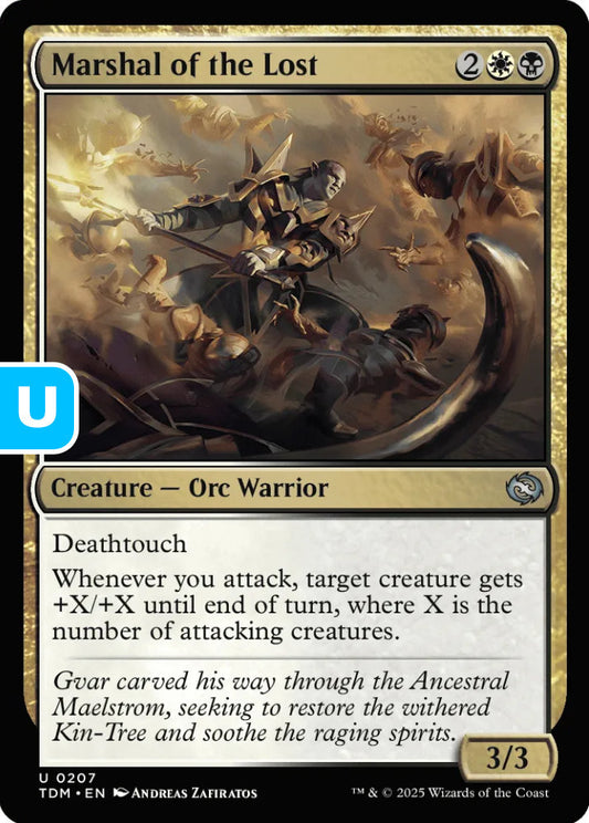 Marshal of the Lost TDM Creature Orc Warrior NM