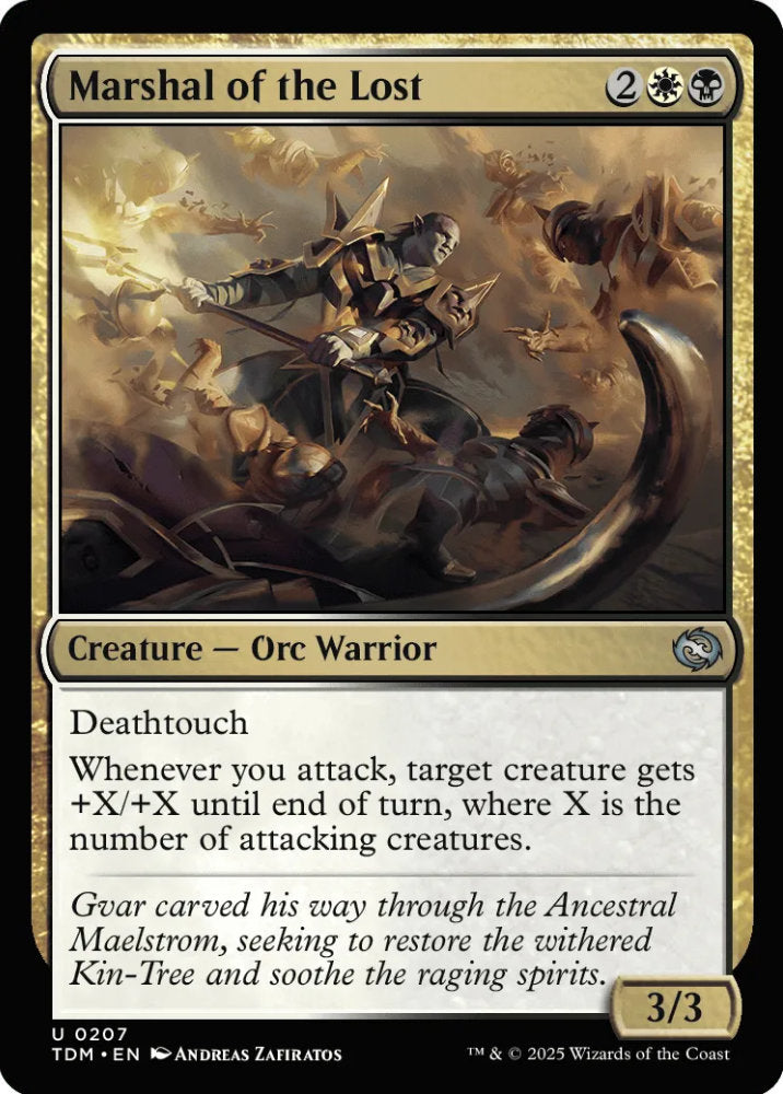 Marshal of the Lost TDM Creature Orc Warrior NM