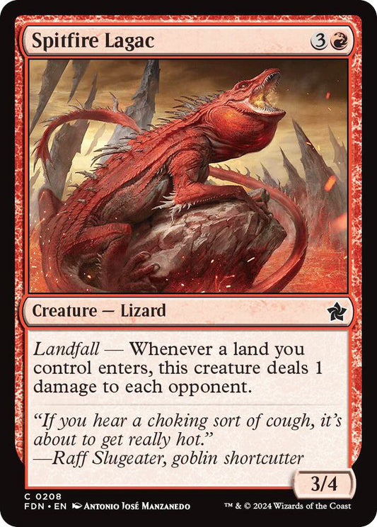 Spitfire Lagac FDN Creature Lizard NM