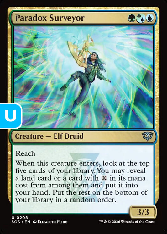 Paradox Surveyor SOS Creature Elf Druid NM