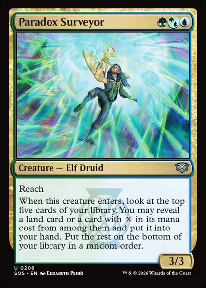 Paradox Surveyor SOS Creature Elf Druid NM
